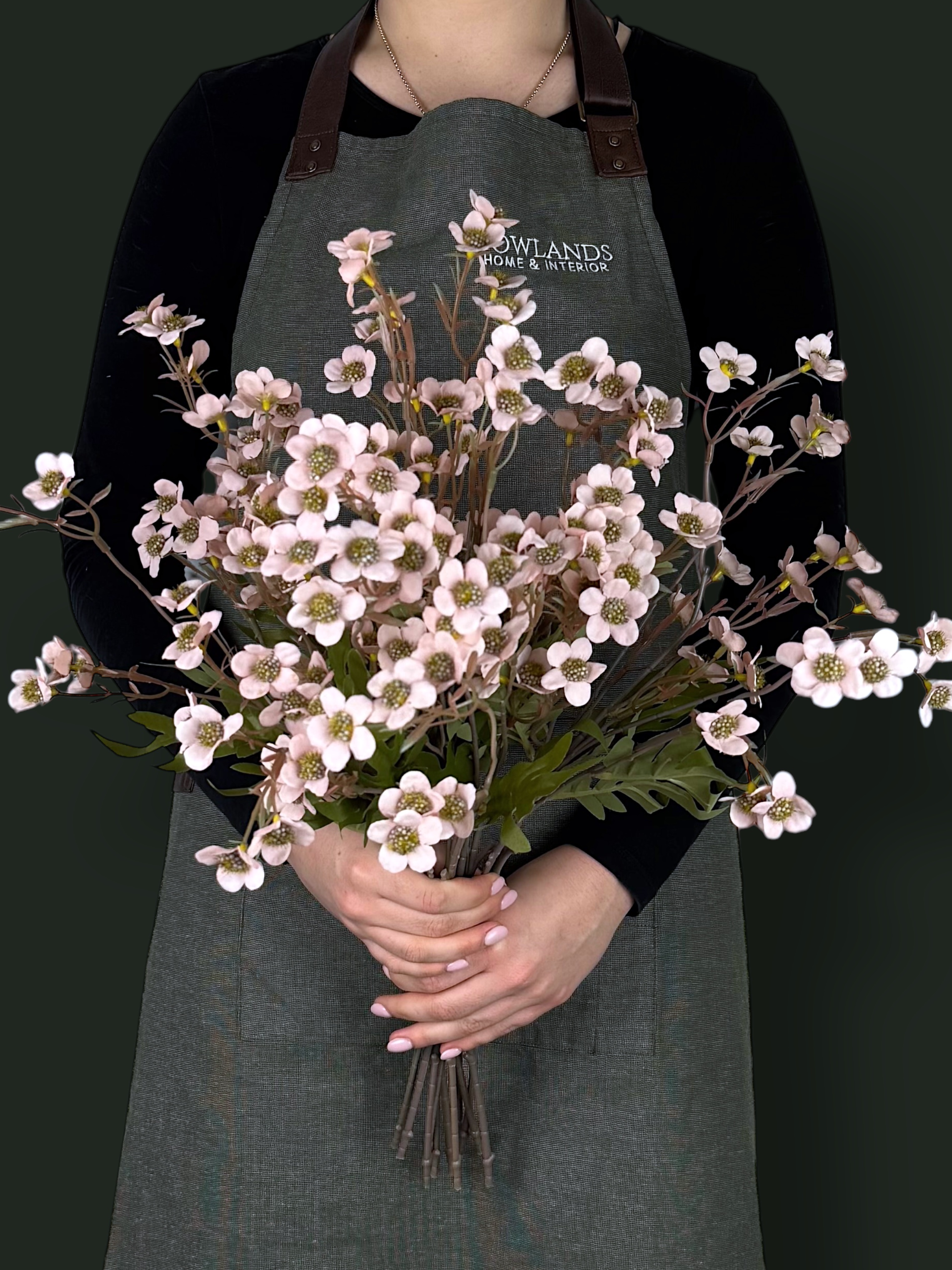 Faux Pink Field Flowers - (10 Stems / 150 Heads)